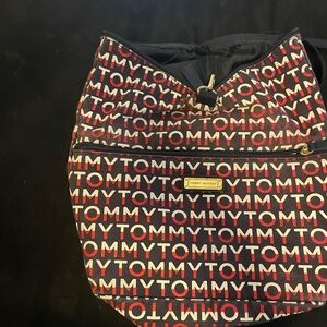 Tommy Hilfiger Red and Blue Backpack